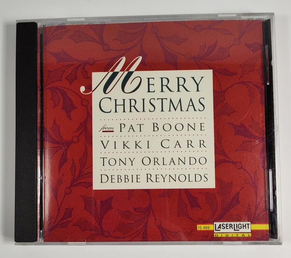 Merry Christmas CD From Pat Boone, Vikki Carr, Tony Orlando & Debbie Reynolds